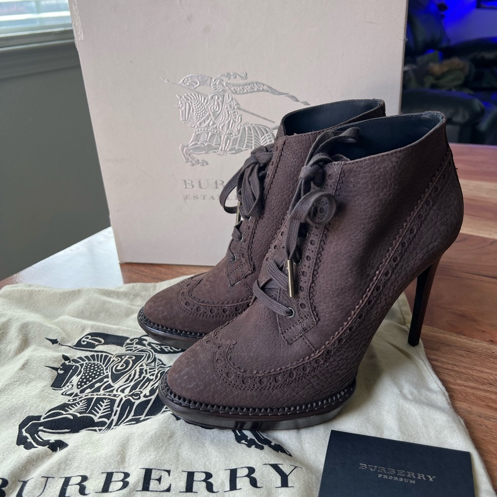 Burberry the field brogue 115 platform boot holmsey UK 5.5 Eur 38.5